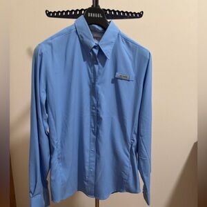 Columbia Women’s  Light Blue Hiking Shirt
